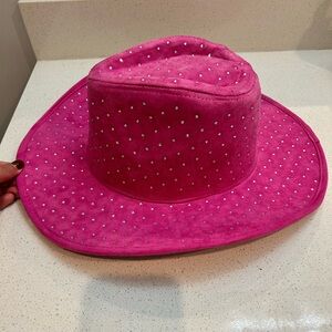 Pink Studded Women's Hat